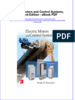 Ebook Electric Motors and Control Systems Second Edition PDF Full Chapter PDF