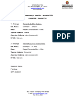 Sandra - Lista Crianças Inseridas - Fev.2021