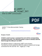 Infineon-ASCLIN Shell UART 1 KIT TC367 TFT-Training-v01 01-EN