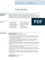 Christina Sojak Resume 1