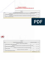 Proceso evaluativo