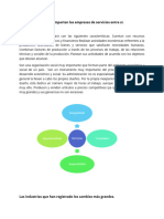 Características Que Comparten Las Empresas de Servicios Entre Sí