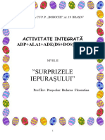 Surprizele Iepurasului - Proiect - Didactic