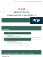 2018 - Quan Ly Dau Tu - PDF - Chuong 3 - Loi Suat Va Rui Ro Cua Mot Chung Khoan Rieng Le