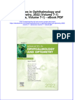 Download ebook Advances In Ophthalmology And Optometry 2022 Volume 7 1 Advances Volume 7 1 Pdf full chapter pdf