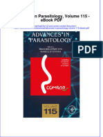 Download ebook Advances In Parasitology Volume 115 Pdf full chapter pdf
