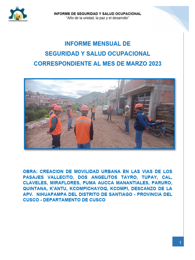 Informe de Seguridad | PDF | Seguridad y salud ocupacional | Valores