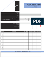 Planilha de Treino - Mtor Experience