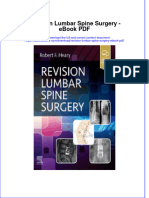 Download ebook Revision Lumbar Spine Surgery Pdf full chapter pdf