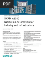 Sicam-A8000 Booklet en | PDF | Power Supply | Electrical Substation