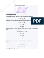 2 Calcule o Valor de Cada Ângulo Do Quadrilátero Seguinte