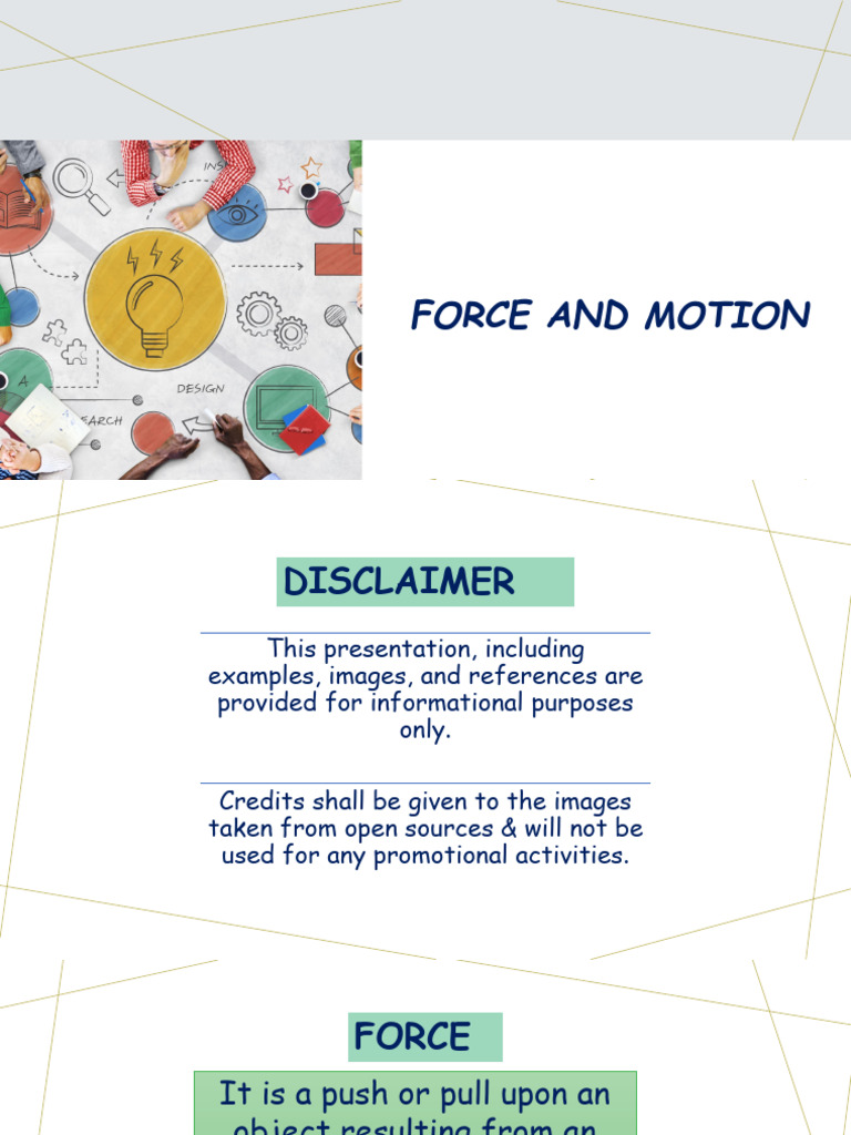 Forces And Motion Updated Pdf Force Mass
