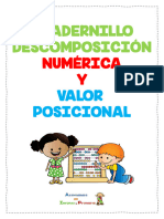 Cuaderno Descomposcion Numerica y Valor Posicional