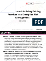 Building Existing Practices Into An Enterprise Risk Management