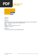 Web Dynpro ABAP - ALV and Table in Popup Window