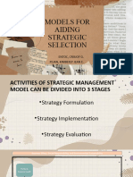 MODELS FOR AIDING STRATEGIC SELECTION - PPTX FINAL