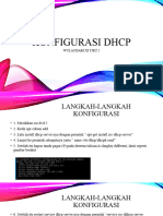 Konfigurasi DHCP PPT E1