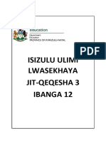 Isizulu HL Grade 12 Jit 2024