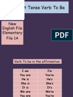 Verb To Be Affirmative 1A