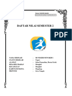 Daftar Nilai Kelas 3 SMT 2 K13