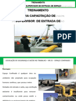 Curso de NR 33 Supervisor de Entrada Espaço Confinado