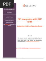 Genesys CIC Integration With SAP CRM CRM