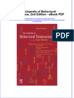 Download ebook Encyclopedia Of Behavioral Neuroscience 2Nd Edition Pdf full chapter pdf