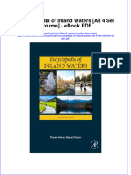 Download ebook Encyclopedia Of Inland Waters All 4 Set Volume Pdf full chapter pdf
