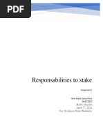 BAM101 Assigment 2 - Responsabilities To Stakeholders (Nikol Garcia)