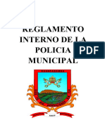 Reglamento de La Policia Municipal 2011 MPH