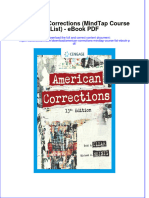 Download ebook American Corrections Mindtap Course List Pdf full chapter pdf