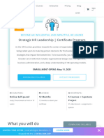 Strategic HR Leadership - Online Training - AIHR - HR Certification