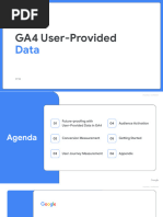 GA4 User-Provided Data