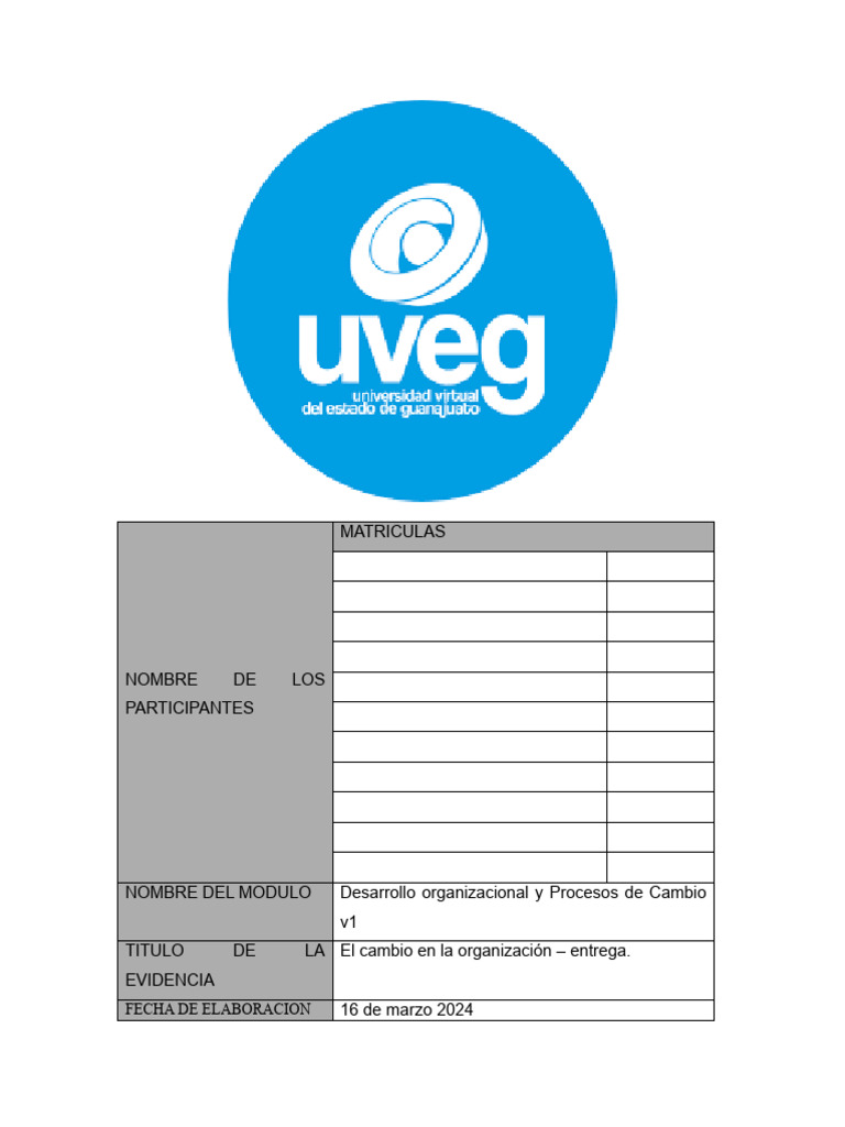 Estrategias para el Cambio Organizacional | PDF | Business | Cultura ...