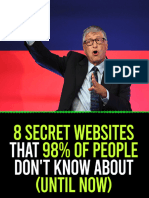 8 Secret Websites That 98 - of People Don't Know