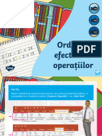 Ordinea Efectuarii Operatiilor - Prezentare PowerPoint