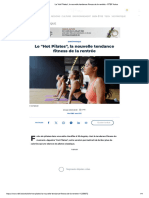 Le "Hot Pilates", La Nouvelle Tendance Fitness de La Rentrée