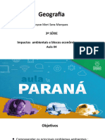 Ens Medio 3 Serie Impactos Ambientais Blocos Econômicos Aula04