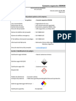 Hoja de Datos de Seguridad CEMENTO DEMOX