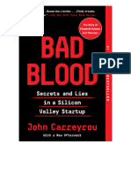 Ebook Free PDF Bad Blood by John Carreyrou