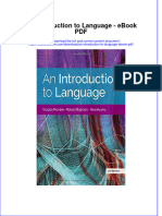 Ebook An Introduction To Language PDF Full Chapter PDF