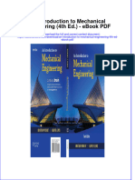 Download ebook An Introduction To Mechanical Engineering 4Th Ed Pdf full chapter pdf