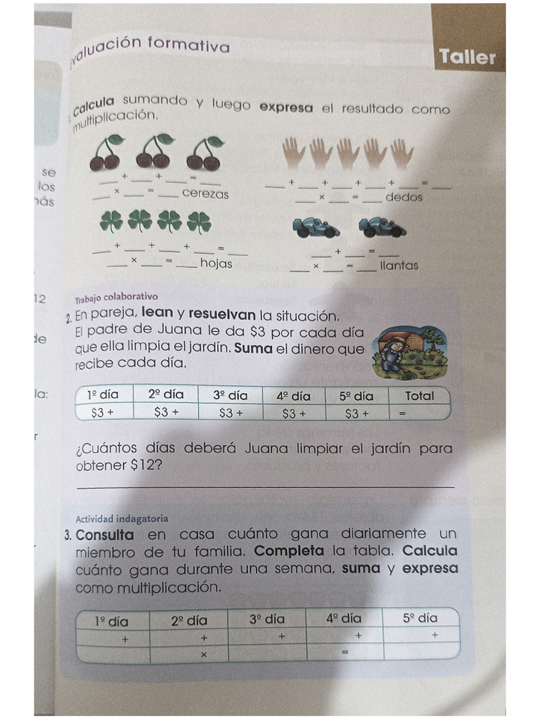 Suma y Multiplicación, Ejercicios | PDF