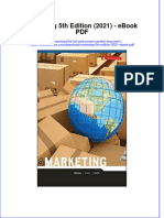 Ebook Marketing 5Th Edition 2021 PDF Full Chapter PDF