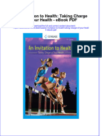 Download ebook An Invitation To Health Taking Charge Of Your Health Pdf full chapter pdf