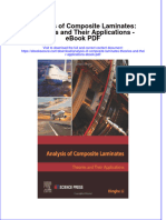 Ebook Analysis of Composite Laminates Theories and Their Applications PDF Full Chapter PDF