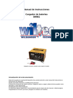 Manual de Instrucciones Cargador de Baterías: Actualización de La Documentación