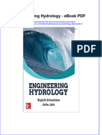 Ebook Engineering Hydrology 2 Full Chapter PDF