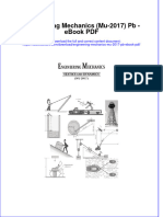 Ebook Engineering Mechanics Mu 2017 PB PDF Full Chapter PDF