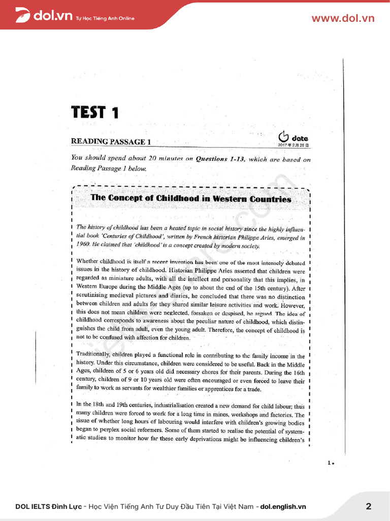 Ielts Actual Test Reading Vol6 T1 | PDF